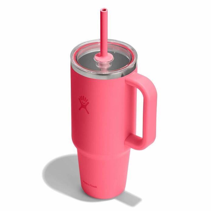 40-oz-travel-tumbler-u1 tt40pscc668-40-oz-travel-tumbler-clear-lid-popstar-pink-angledhigh.jpg
